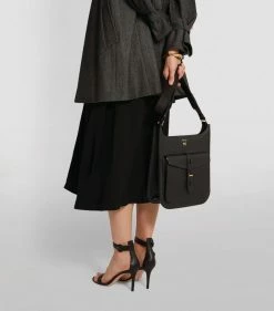 TOM FORD Leather T-Twist Hobo Shoulder Bag u9000 Shoulder Bags -Tom Ford Store tom ford leather t twist hobo shoulder bag 16454883 31890689 1000