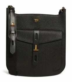 TOM FORD Leather T-Twist Hobo Shoulder Bag u9000 Shoulder Bags