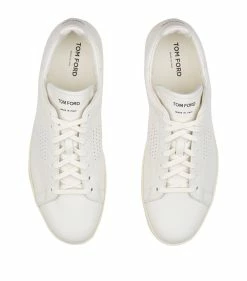 TOM FORD Leather Warwick Sneakers BRR WHITE Low-Top Sneakers -Tom Ford Store tom ford leather warwick sneakers 14823531 25389680 1000