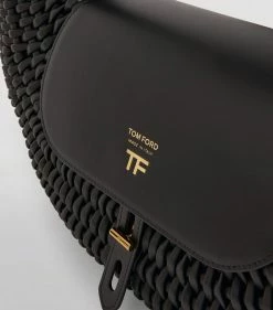 TOM FORD Leather Woven Hobo Bag u9000 Top Handle Bags -Tom Ford Store tom ford leather woven hobo bag 16907932 33550769 1000