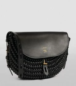 TOM FORD Leather Woven Shoulder Bag u9000 Shoulder Bags -Tom Ford Store tom ford leather woven shoulder bag 16909493 33552212 1000
