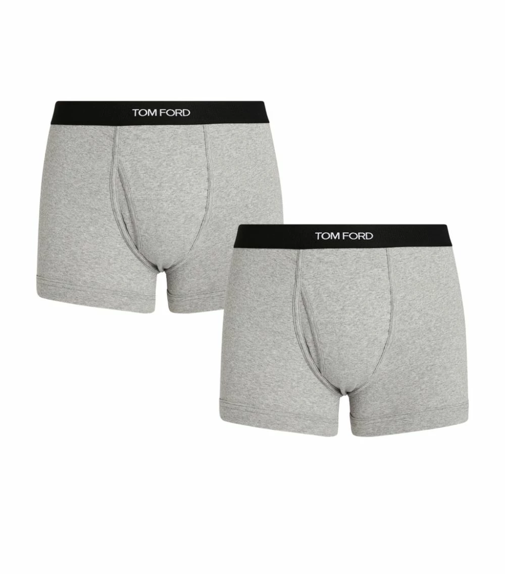 TOM FORD Logo Trunks (Pack of 2) 020LT GREY Boxers 1 TOM FORD Logo Trunks (Pack of 2) 020LT GREY Boxers