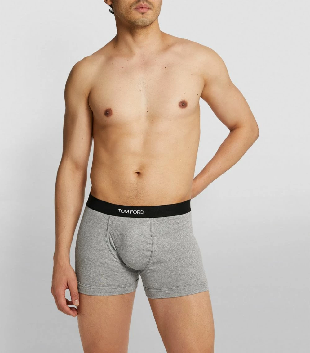 TOM FORD Logo Trunks (Pack of 2) 020LT GREY Boxers 2 TOM FORD Logo Trunks (Pack of 2) 020LT GREY Boxers - Image 2