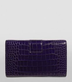 TOM FORD Mini Croc-Embossed Leather T Clasp Bag U6039 Mini Bags -Tom Ford Store tom ford mini croc embossed leather t clasp bag 16906110 33535513 1000