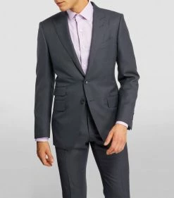 TOM FORD O'Connor Two-Piece Suit 416 BLUE NAVY CHECK 2 Piece Suits -Tom Ford Store tom ford oconnor two piece suit 17532596 37301601 1000