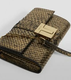 TOM FORD Python T Clasp Shoulder Bag U2006 Shoulder Bags -Tom Ford Store tom ford python t clasp shoulder bag 16456080 31682272 1000