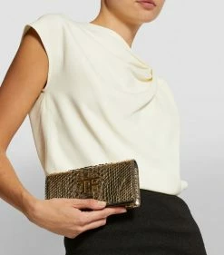 TOM FORD Python TF Clutch Bag U2006 Clutch Bags -Tom Ford Store tom ford python tf clutch bag 16455530 31894523 1000