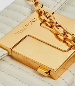 TOM FORD Quilted Leather Shoulder Bag U1003 Shoulder Bags -Tom Ford Store tom ford quilted leather shoulder bag 16455516 31894426 1000