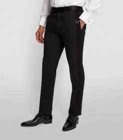 TOM FORD Shelton Satin-Trim Tuxedo 001 BLK Tuxedos -Tom Ford Store tom ford shelton satin trim tuxedo 16511205 31956366 1000