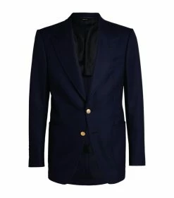 TOM FORD Shelton Single-Breasted Blazer NAVY Blazers