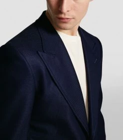 TOM FORD Shelton Single-Breasted Blazer NAVY Blazers -Tom Ford Store tom ford shelton single breasted blazer 15191419 25933292 1000