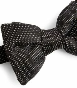 TOM FORD Silk Jacquard Bow Tie 008 BLK FAN Bow Ties -Tom Ford Store tom ford silk jacquard bow tie 17532640 37354593 1000