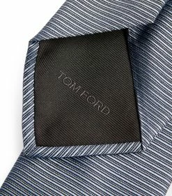 TOM FORD Silk Jacquard Tie 434 BR BLUSTRP Neckties -Tom Ford Store tom ford silk jacquard tie 17530943 37347753 1000