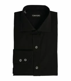 TOM FORD Slim-Fit Shirt 001 BLK Formal Shirts