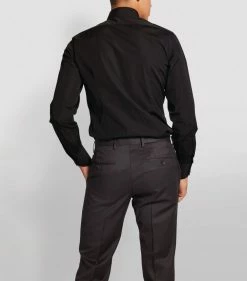 TOM FORD Slim-Fit Shirt 001 BLK Formal Shirts 16 TOM FORD Slim-Fit Shirt 001 BLK Formal Shirts -Tom Ford Store tom ford slim fit shirt 14817967 28253659 1000