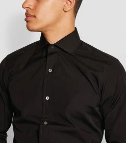TOM FORD Slim-Fit Shirt 001 BLK Formal Shirts 19 TOM FORD Slim-Fit Shirt 001 BLK Formal Shirts -Tom Ford Store tom ford slim fit shirt 14817967 28255890 1000