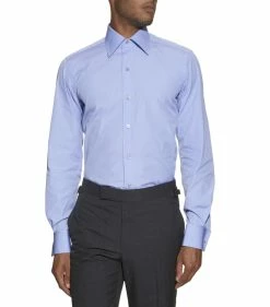 TOM FORD Slim-Fit Shirt 432 BLU Formal Shirts -Tom Ford Store tom ford slim fit shirt 14818653 25199465 1000