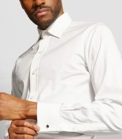 TOM FORD Slim Formal Shirt 100 WHT Formal Shirts -Tom Ford Store tom ford slim formal shirt 15014598 36714198 1000