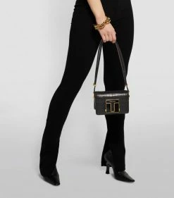 TOM FORD Small Crocodile T Clasp Shoulder Bag u9000 Shoulder Bags -Tom Ford Store tom ford small crocodile t clasp shoulder bag 16454899 31890715 1000