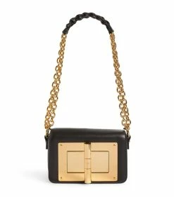 TOM FORD Small Leather Natalia Shoulder Bag u9000 Top Handle Bags