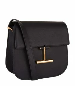 TOM FORD Small Leather Tara Shoulder Bag BLK Shoulder Bags -Tom Ford Store tom ford small leather tara shoulder bag 16456051 32116089 1000