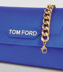 TOM FORD Small Satin Chain Clutch Bag U5055 Clutch Bags -Tom Ford Store tom ford small satin chain clutch bag 17377845 35818403 1000