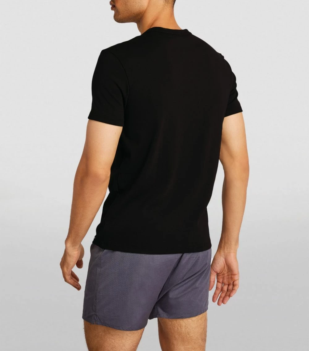TOM FORD Stretch-Cotton T-Shirt BLACK Printed T-Shirts 4 TOM FORD Stretch-Cotton T-Shirt BLACK Printed T-Shirts - Image 4