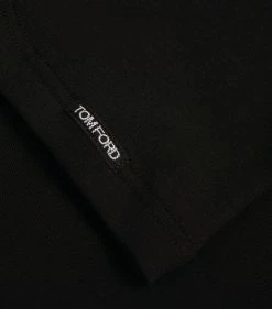 TOM FORD Stretch-Cotton T-Shirt BLACK Printed T-Shirts 10 TOM FORD Stretch-Cotton T-Shirt BLACK Printed T-Shirts -Tom Ford Store tom ford stretch cotton t shirt 17378503 35830178 1000