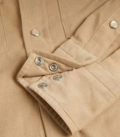 TOM FORD TF CSHIRT LIGHT CORD WESTERN SNAP BTTNS 9FT878 BEIGE Casual Shirts -Tom Ford Store tom ford tf cshirt light cord western snap bttns 16173869 31945286 1000