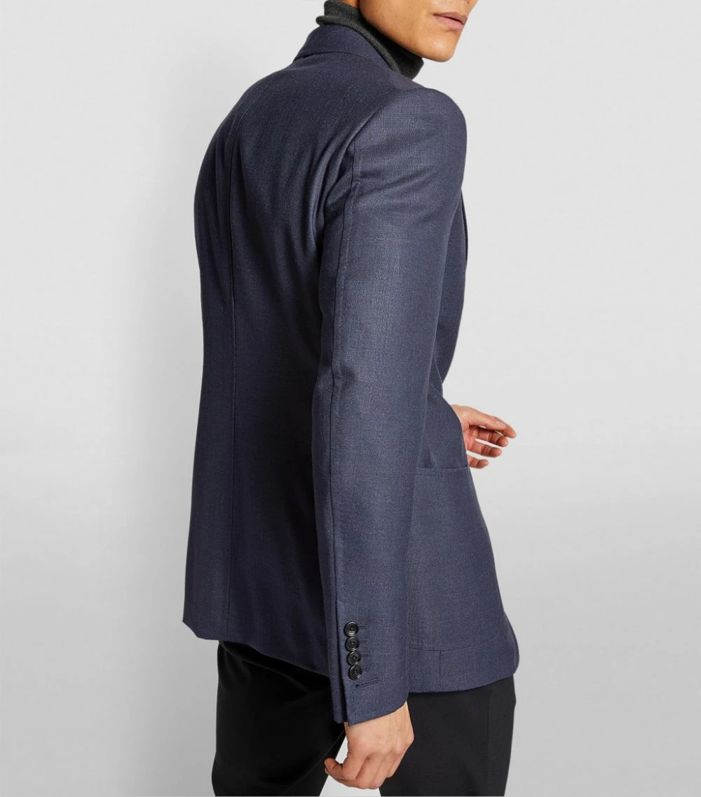 TOM FORD TF JACKETT DAY HOPSACK 916R65 MID BLUE Blazers 4 TOM FORD TF JACKETT DAY HOPSACK 916R65 MID BLUE Blazers - Image 4