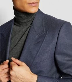 TOM FORD TF JACKETT DAY HOPSACK 916R65 MID BLUE Blazers 11 TOM FORD TF JACKETT DAY HOPSACK 916R65 MID BLUE Blazers -Tom Ford Store tom ford tf jackett day hopsack 16233972 31945363 1000