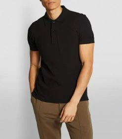 TOM FORD TF POLO GARMENT DYED SSLV K09 BLK SLD Polo Shirts -Tom Ford Store tom ford tf polo garment dyed sslv 16240996 31945235 1000
