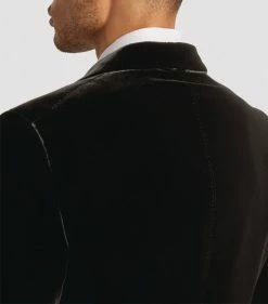 TOM FORD Velour Cocktail Jacket 001 BLK SLD Jackets -Tom Ford Store tom ford velour cocktail jacket 16906226 33533828 1000