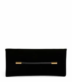 TOM FORD Velvet Ava Clutch Bag BLK Clutch Bags
