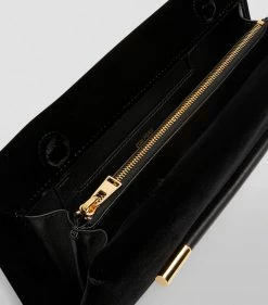 TOM FORD Velvet Ava Clutch Bag BLK Clutch Bags -Tom Ford Store tom ford velvet ava clutch bag 16455458 31685053 1000