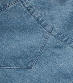 TOM FORD Western Denim Shirt 432 BR BLU SLD Casual Shirts -Tom Ford Store tom ford western denim shirt 17200991 34802480 1000