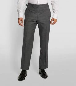 TOM FORD Windsor Check 3-Piece Suit 911R85 GREY POW 3 Piece Suits -Tom Ford Store tom ford windsor check 3 piece suit 16407534 31499448 1000
