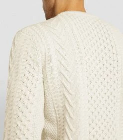 TOM FORD Wool-Blend Cable-Knit Sweater 105 NAT SLD Jumpers -Tom Ford Store tom ford wool blend cable knit sweater 17530974 36981533 1000