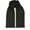 TOM FORD Wool Check Scarf 026 DK GRY CK Scarves