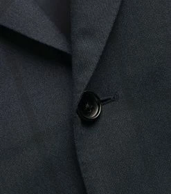 TOM FORD Wool-Silk Blazer 416 NAVY CHECK Jackets -Tom Ford Store tom ford wool silk blazer 17200993 34801718 1000